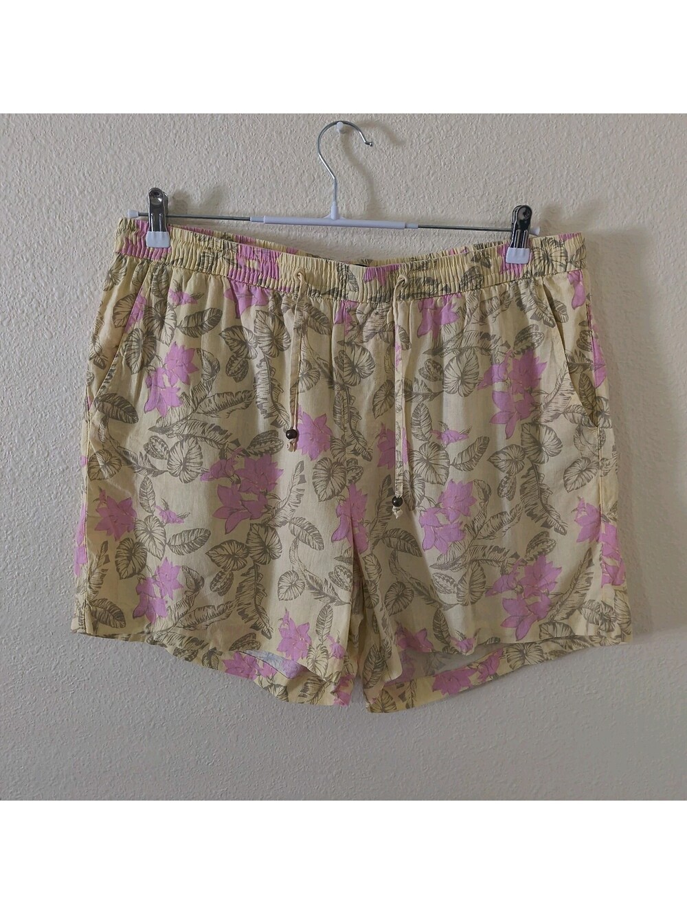 Margaritaville Island Reserve Shorts Size XL Linen Blend Tropical Print
